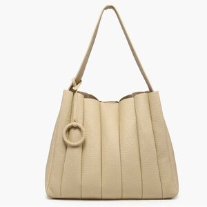 Chic Beige Women's Shoulder Bag